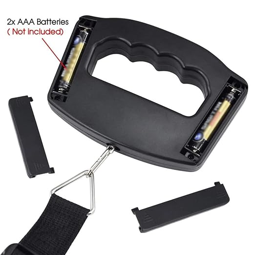Digital Luggage Scale, 110lb Electronic Hanging Scale With Backlight Display for Travel, Portable Handheld Suitcase Scale With Hook for Outdoor Home Use