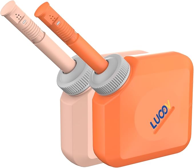 Portable Bidet for Toilet or Travel 2 of Pack.Handheld Bidet for Postpartum Perineal Care,Hemorrhoid Treatment,and Baby,Elderly,Sprayer,Bio, Personal bidets (Pink+Orange Bidet)