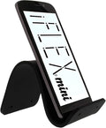 iFLEX Mini Flexible Phone Holder for Travel, Work and Home – This Travel Cell Phone Stand is The Perfect iPhone Holder and Works with Any Smartphone – Non-Slip Grip, Strong and Durable - Black