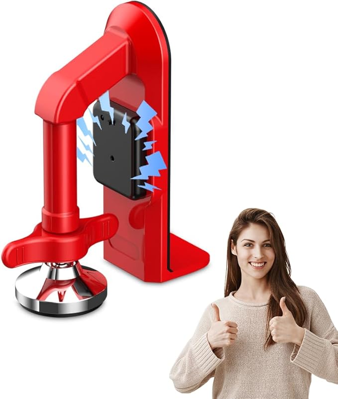 Dodorado Portable Alarm Door Stopper - Travel Security Door Stop with Vibration Alert, No Tools Needed for Hotel & Home Office (1)