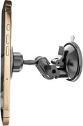 Quyee Universal Magnetic Phone Holder, Multi-Directional Dual 360 Degree Rotating Suction Cup Phone Wall Mount, Tiktok YouTube Vlog Video Recording Kit, Travel Essentials Accessories