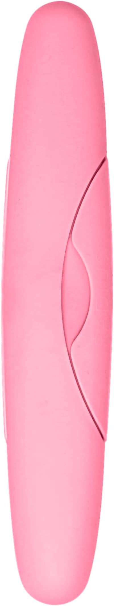 RADIUS Toothbrush Travel Case for Standard Brush, BPA-Free Recycled Plastic, Portable for Bathroom, School, Home, Camping (Pastel Pink, 8.25H - 1.38W - 1.75L (in))