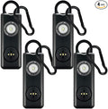 Prepared Hero Defense Alarm - 4 Pack - Personal Security Alarm That Fits in Your Pocket