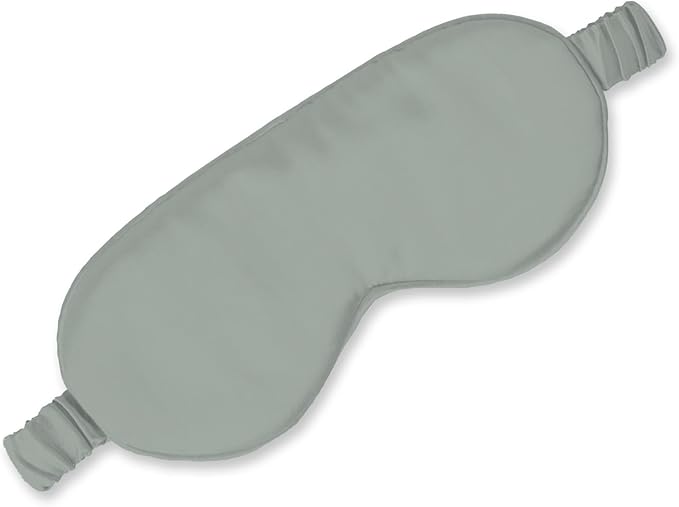 Olive + Crate Eucalyptus Tencel Sleep Mask - Hypoallergenic Eye Mask for Sleeping - Light Blocking Night Masks, Moisture Wicking, Anti-Static Eye Covers - Long Flight Travel Essentials - Spring Sage