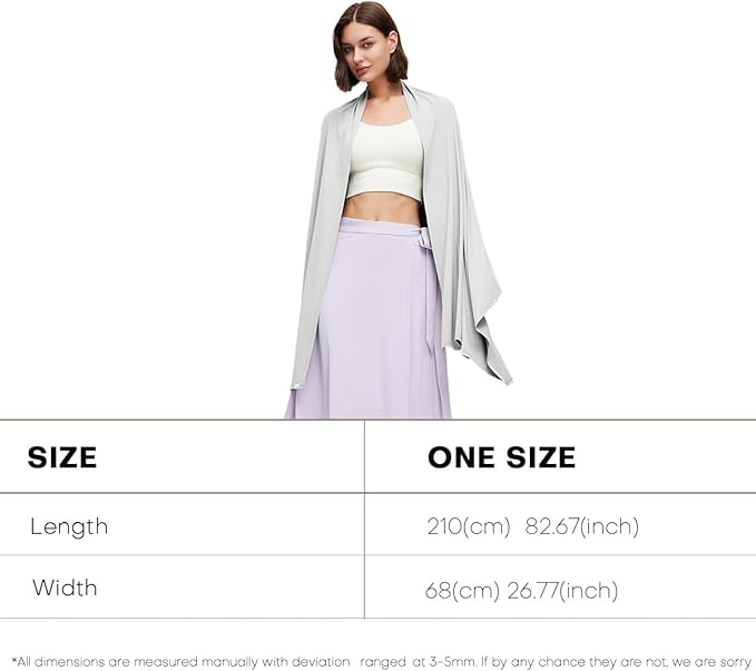 Sun Shawl UV Sun Protection UPF 50+ Beach Travel Scarf Wrap Summer Swimsuit Cover Up Cooling Blanket