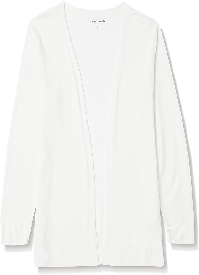 Amazon Essentials Women's Lightweight Long Sleeve Open-Front Cardigan Sweater (Available in Plus Size)