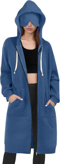 Travel Hoodie for Women Mens with Built In Eye Mask Hidden Pockets Airplane Travel Zip Up Outfits