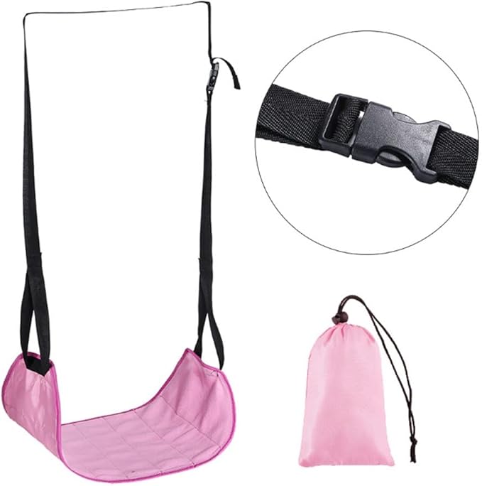 Comfy Hanger Travel Airplane Footrest Hammock Foot Resting for Office Leg(E)