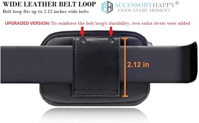 AH Minimalist Compact RFID Money Belt Clip Wallet Secret Money Belt Wallet pouch for Both Men and Women - Money Pouch Belt Purse Belt Loop Wallet