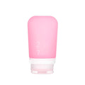 humangear GoToob+ (Medium) | Refillable Silicone Travel Bottle | Locking Lid | Food-Safe Material | Pink, Medium (2.5 fl.oz.; 74ml)