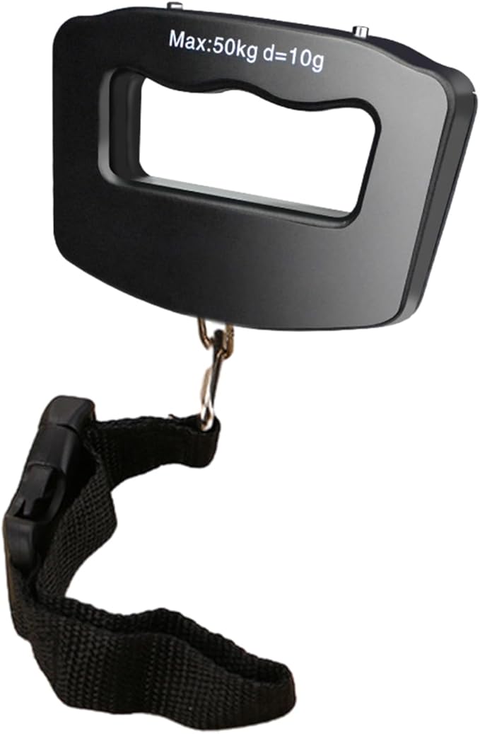 Digital Luggage Scale Portable Suitcase Weighing Scale 110lb/50kg Portable Handheld Suitcase Weight Scale with Hook