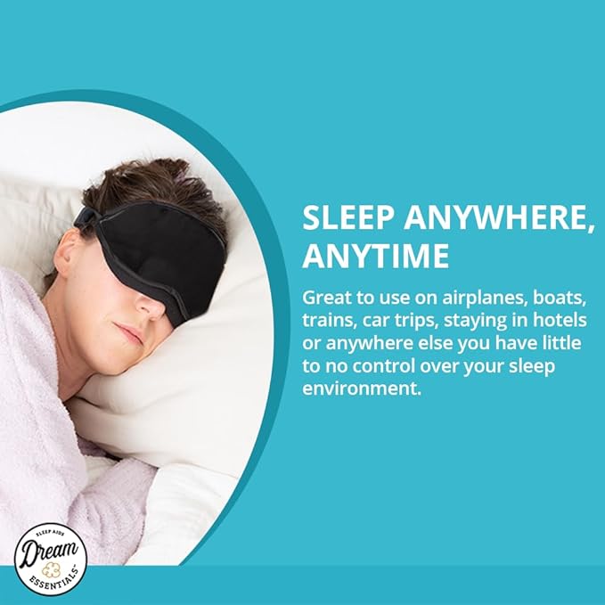 Dream Essentials® Natura Organic Cotton Sleep Mask (Morning Dew) Made in The USA