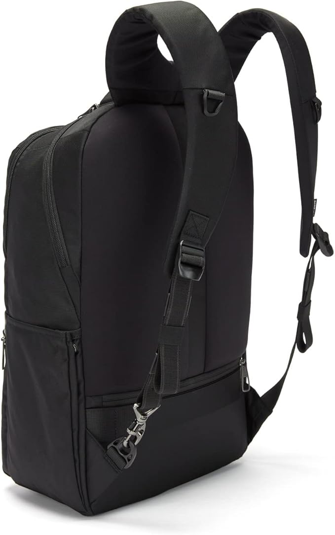 Pacsafe Metrosafe X Anti Theft 25L Backpack - With Padded 15" Laptop Sleeve, Black