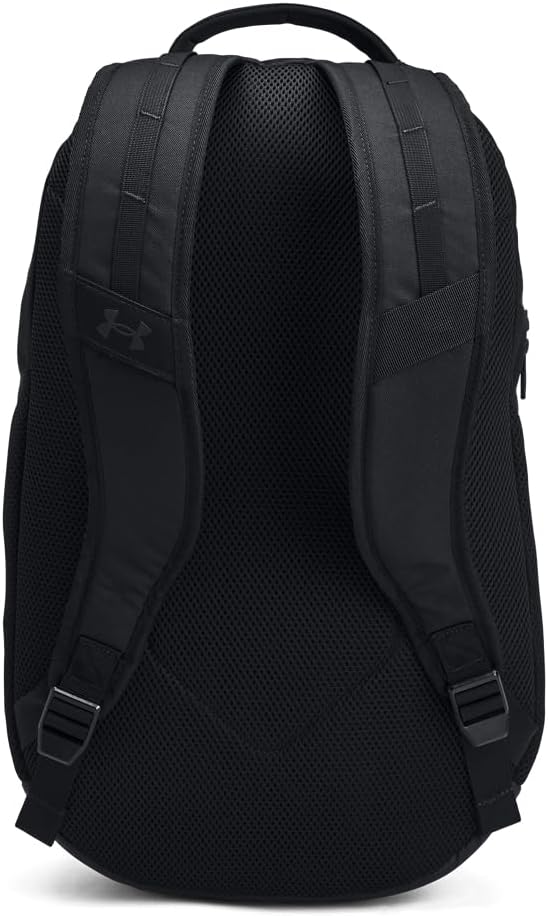 Under Armour Unisex-Adult Hustle 6.0 Backpack, (003) Black/Black/Black, One Size Fits Most