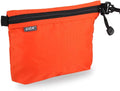 GOX Travel Toiletry Bag, Carry On Small Zipper Pouch, Cosmetic Kit Makeup, Digital Bag, Water Repellent Nylon (Orange)