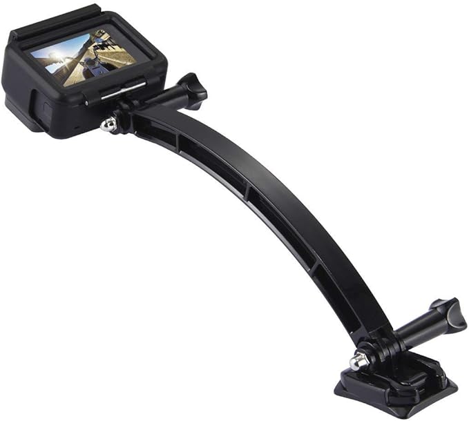 3-in-1 Curved Arced Extension Arms in Different Lengths(7.5/13.5/19.5cm) Compatible for Gopro Series, SJCAMs, Geekpro and Other Action Cams ect.