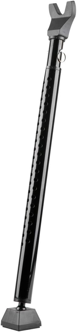 Amazon Basics Door Security Bar, 25-45 inch Adjustable, Security Door Stopper, for Home, Apartment, Hotel, Travel, Black, 1-Pack