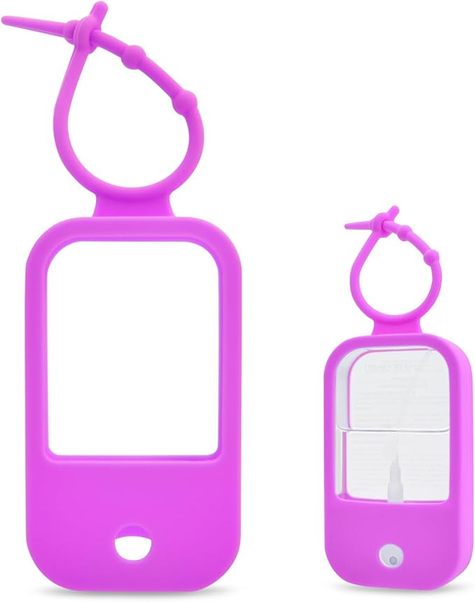 Silicone Case Compatible with Touchland Hand Sanitizer Spray (Fit for 1 FL OZ) Hand Sanitizer Holder Protective Case