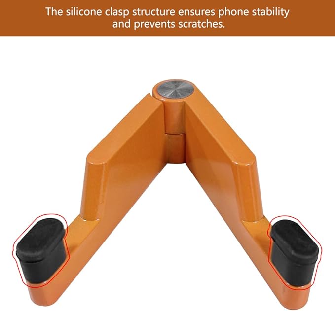 JZD Adjustable Foldable Mini Mobile Phone Holder, Portable Cell Phone Stand for All Mobile Phones