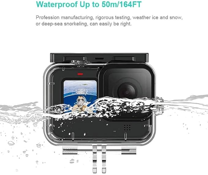 Action Camera Accessories Accessories Kit for Black Carrying Bag Waterproof Housing Case Tripod Set for