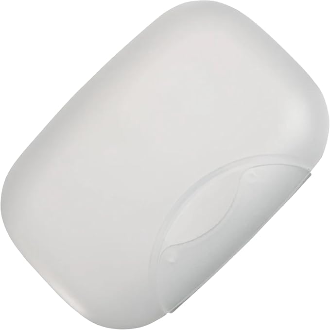 RADIUS Soap Travel Case, BPA-Free Recycled Plastic, Leakproof, Portable for Bathroom, Gym, Home, Camping - Translucent