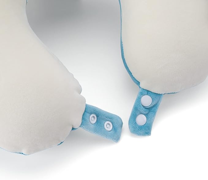 Niuniu Daddy Travel Neck Pillow - Pure Memory Foam Neck Support for Airplane, Car, Train Travel - Penguin Design for Kids 8+, Teens and Adults