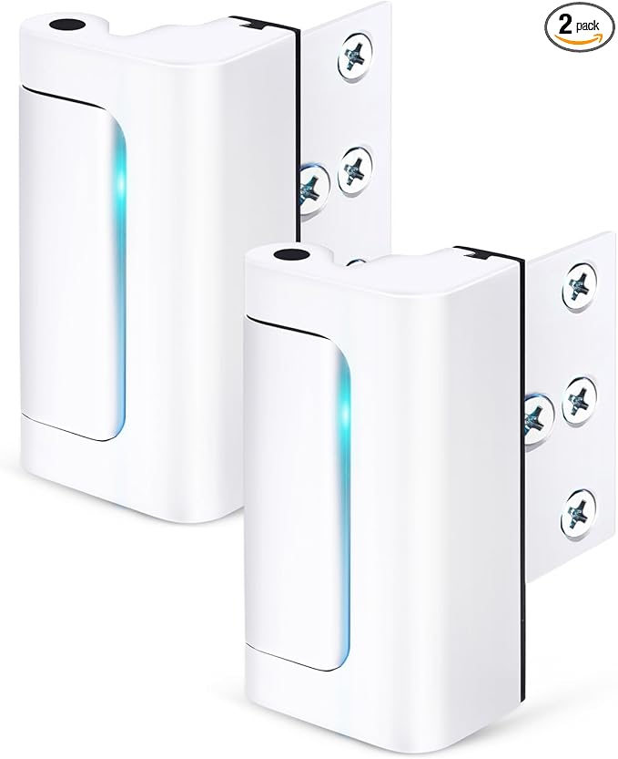 2 Pack Door Reinforcement Lock Home Security Door Lock Upgraded Door Locks for Front Door Kids Safety