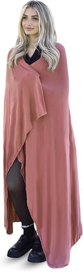K E L O R Luxury Cooling Travel Blanket - Stretchy, Lightweight Soft & Breathable Shawl Wraps for Women