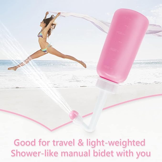 2 Pack Premium Peri Bottle for Postpartum Care | Upside Down Peri Bottle, Portable Bidet for Perineal Recovery and Cleansing After Birth 12OZ/700ml