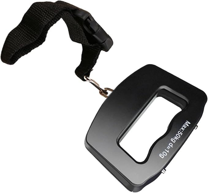 Digital Luggage Scale Portable Suitcase Weighing Scale 110lb/50kg Portable Handheld Suitcase Weight Scale with Hook