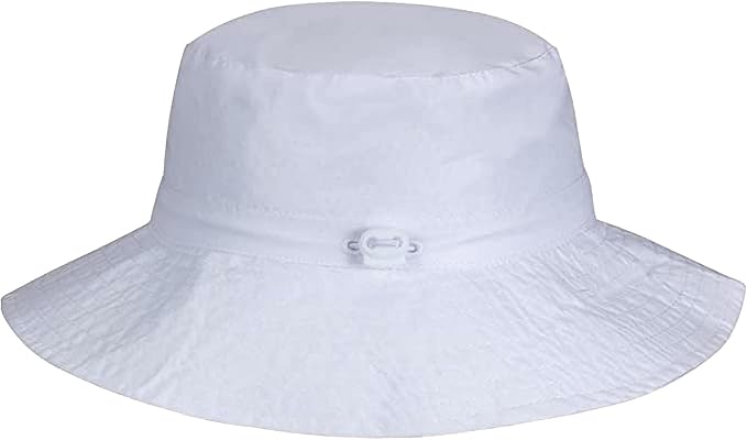 55cube UPF 50+ Baby & Toddler Sun Hat, Wide Brim Infant Bucket Hat for Beach & Outdoors, Adjustable Fit for Ages 0-4 Years