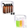 Cosywell Travel Bottles for Toiletries 8pcs 3.4oz Pre-print Travel Shampoo and Conditioner Bottles TSA Approved Travel Size Containers Leak Proof Small Plastic Squeeze Bottles with Flip Cap