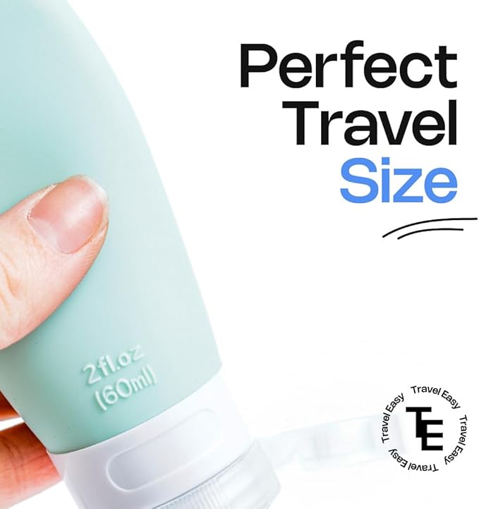 ZENBI Leak Proof Travel Bottles for Toiletries | TSA Approved Toiletry Bottles | Organize Your Travel Essentials | Travel Size Toiletries for On-the-Go Adventure