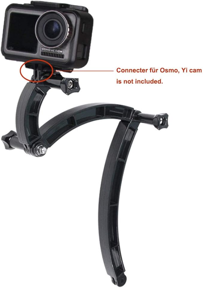 3-in-1 Curved Arced Extension Arms in Different Lengths(7.5/13.5/19.5cm) Compatible for Gopro Series, SJCAMs, Geekpro and Other Action Cams ect.
