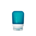 humangear GoToob+ (Small) | Refillable Silicone Travel Bottle | Locking Lid | Food-Safe Material | Teal, Small (1.7 fl.oz; 53ml)