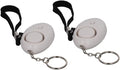 Othmro Safe Sound Personal Alarm 2 Pack 120DB Personal Security Alarm Keychain with LED Lights, Emergency Safety Alarm for Women, Men, Children, Elderly White