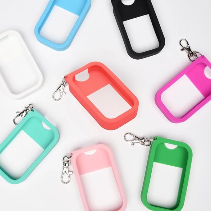Silicone Case Compatible with Touchland Hand Sanitizer Spray, Power Mist and Glow Mist 1 fl oz