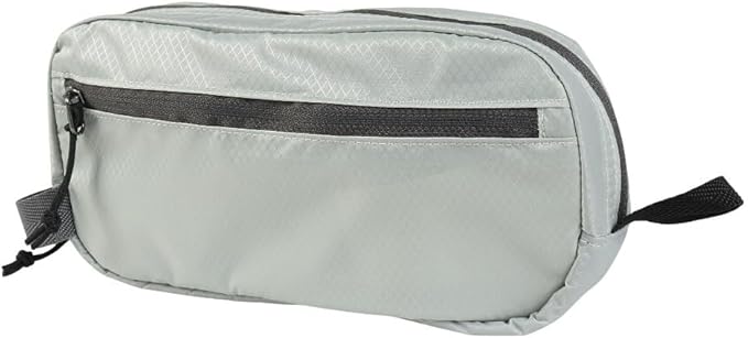 Eagle Creek Pack-It Isolate Quick Trip - Compact Travel Toiletry Bag for Optimizing Luggage Space - Lightweight - Water-Resistant - Easy-Grab Zipper - Sustainable Materials - X-Small - Storm Grey