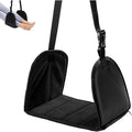 Airplane Foot Rest Portable and Adjustable Foot Hammock,Foot Sling with Removable Support Plate for Relaxing Feet and Leg During Airplane Travel/Long Car/Train Trips/Offices