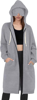Travel Hoodie for Women Mens with Built In Eye Mask Hidden Pockets Airplane Travel Zip Up Outfits