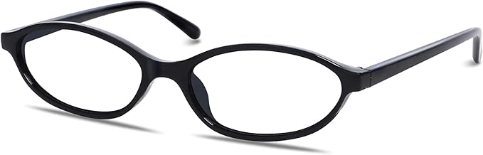 GUVIVI Retro Oval Sunglasses for Women Chic Cat Eye 90s Sunnies Lightweight Narrow Shades Trendy UV protection Sun Glasses