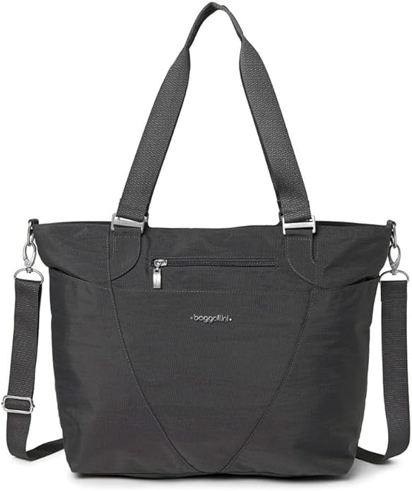 Baggallini Avenue Tote - 12x18 Laptop Tote Bag for Women - Lightweight Work Travel Carry On Bag
