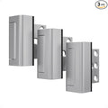 3 Pack Home Security Door Reinforcement Lock, Childproof Safety Door Lock Latch Stopper, Removable Screw-Mounted, Prevent Home Unauthorized Entry, Aluminum Construction, Withstands 800 lbs