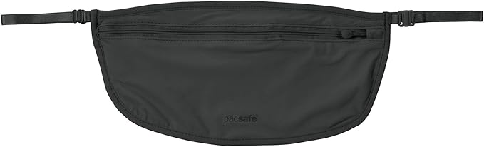 Pacsafe Coversafe S100 Anti-Theft Secret Waist Band Pouch, Black
