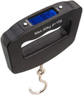Meichoon Digital Luggage Scale 110lb /50kg, Portable Mini Electronic Scale with Fishing Hook Tare Function Backlit LCD Display for Home Farm Factory Hunting Outdoor C42