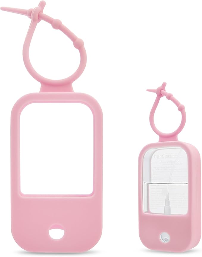 Silicone Case Compatible with Touchland Hand Sanitizer Spray (Fit for 1 FL OZ) Hand Sanitizer Holder Protective Case