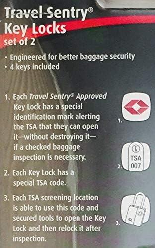 Swiss Gear Travel Key Locks & Luggage Tags - Set of 2 Each