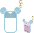 TERPINK Silicone Case Compatible with Touchland Hand Sanitizer Spray 1 fl oz, Mouse Design Protective Case with Keychain for Power Mist and Glow Mist, Hand Sanitizer Spray Accessory 1 Pack (Blue)