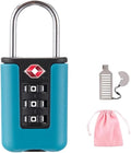 TSA Approved Luggage Locks - Combo Locks with Code (Blue)