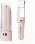 Portable Bidet for Travel | Bathroom - Rechargeable Electric Bidet Sprayer with 3 Pressure | Waterproof for Ultimate Personal Hygiene Cleaning at Home Office and Camping (Pink)